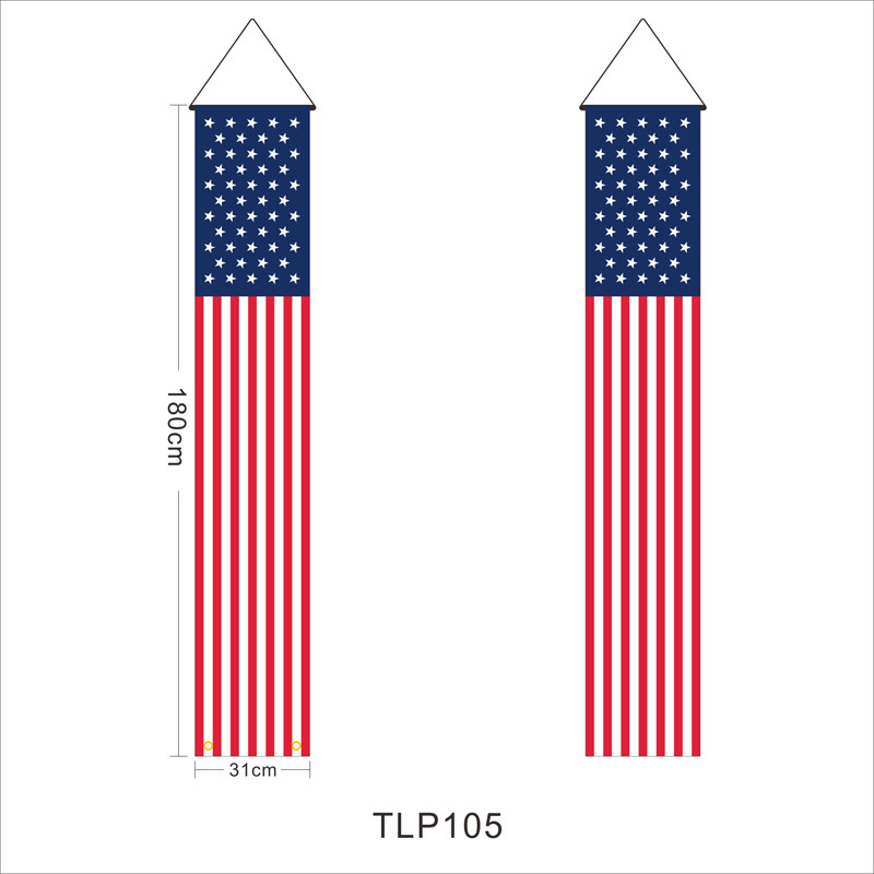 Cross-border US Independence Day Garden Flag 2023 Cape Small Star Flag US Labor Day Flag