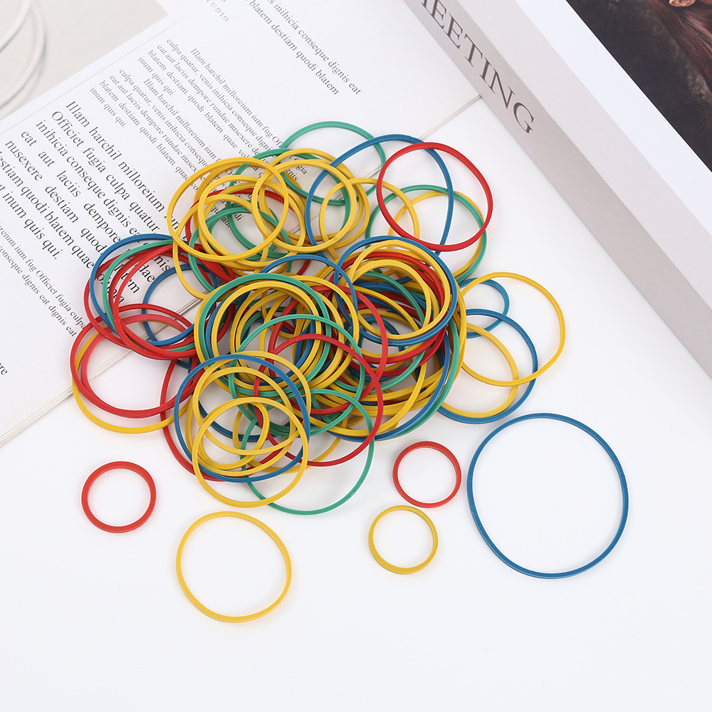 Mixed Color High Elastic Rubber Band Multi-Size Rubber Band Disposable Rubber Band Cowhide Rubber Band Manufacturer Wholesale