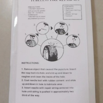 Special Offer Car Tire Repair Combination Set, 6-Piece Set of Special Small Tire Repair Tools, Car Outdoor Emergency Repair