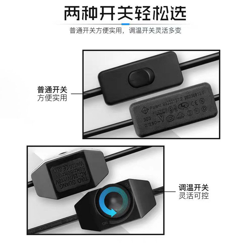 Turtle Basking Lamp Reptile UVA+UVB Reptile Heating Lamp Stand Turtle Tank Three-in-one Heating Adjustable Insulation Lamp