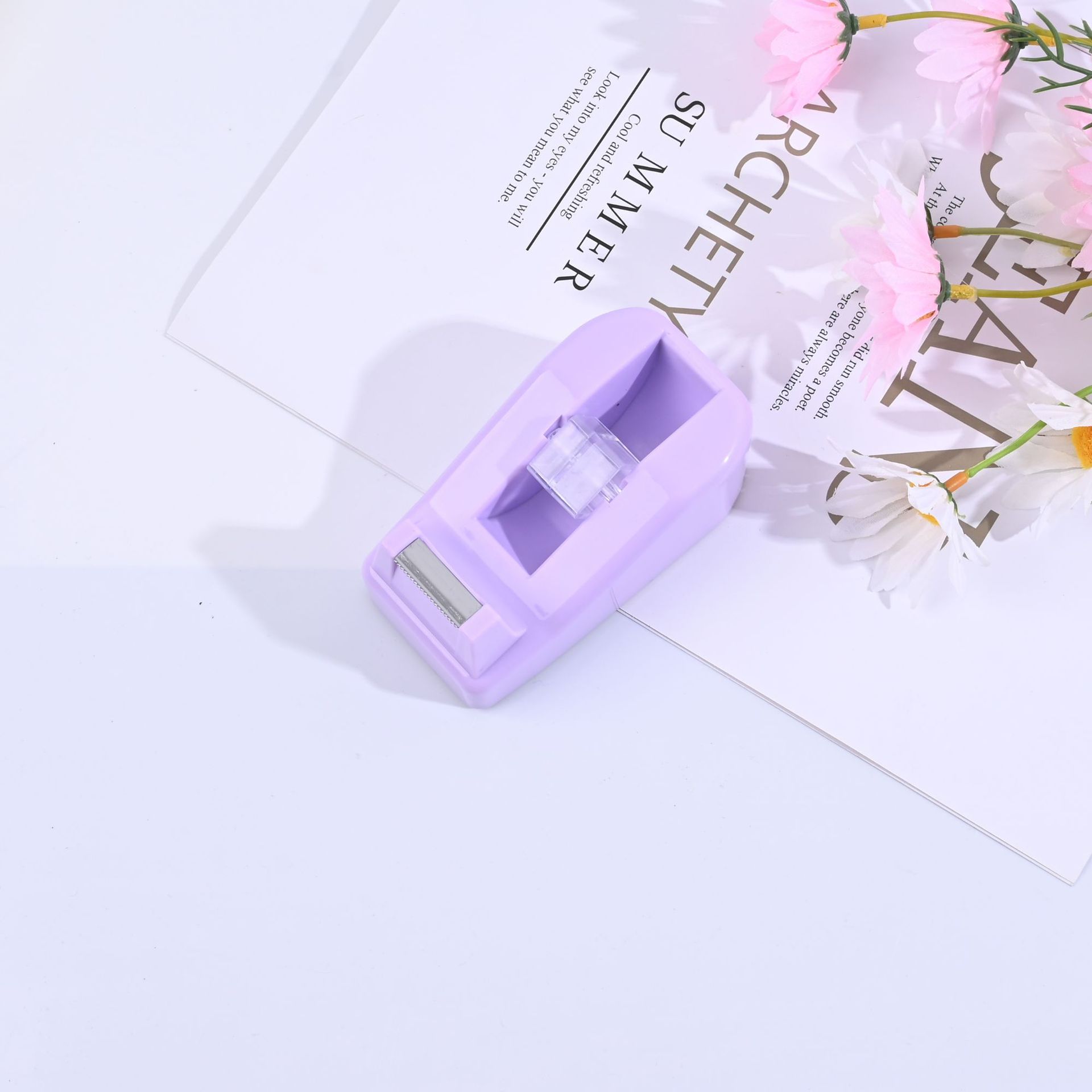 Macaron learning stationery holder stationery tape holder acrylic small size stationery holder factory wholesale supply