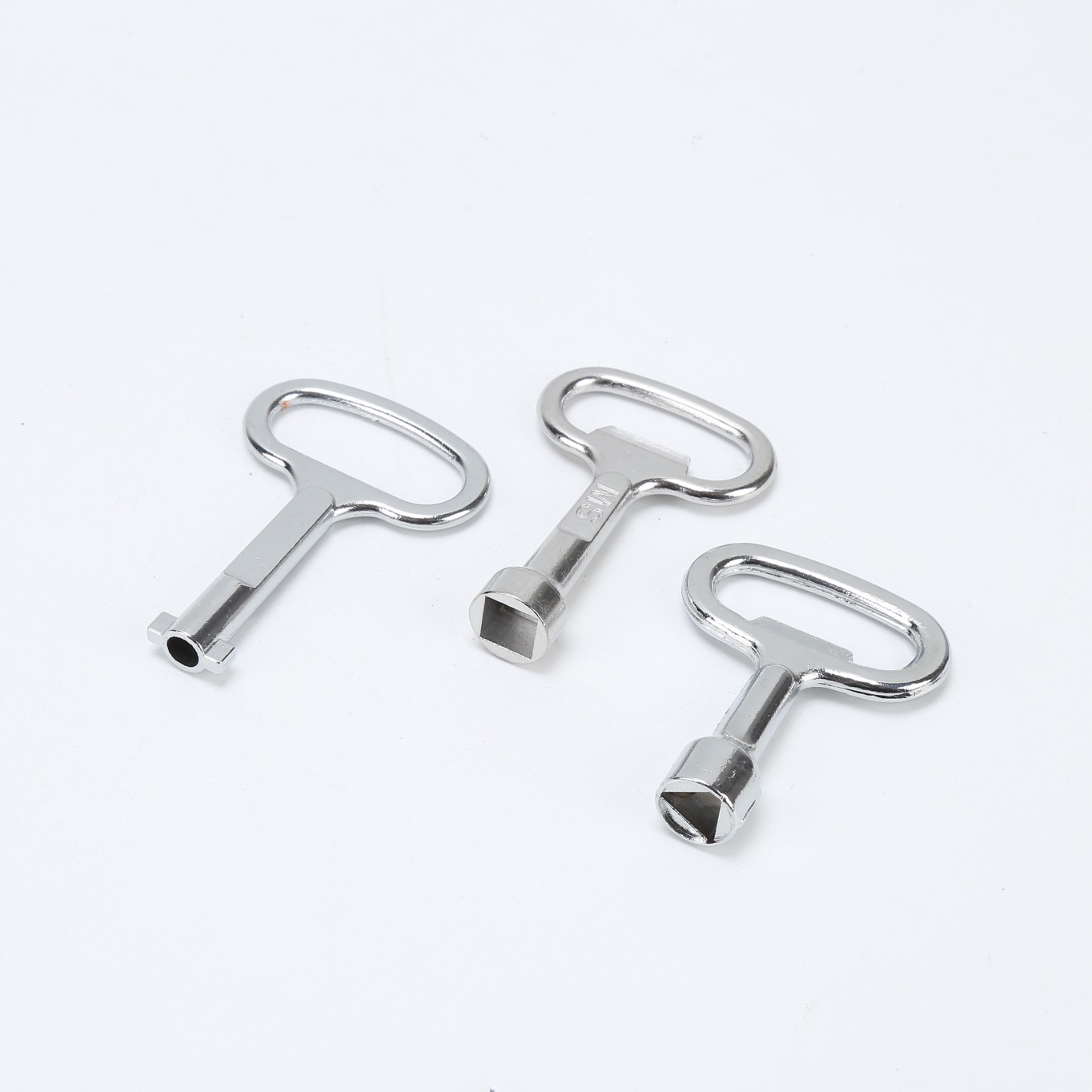 MS705 triangle four-corner key universal lock open distribution box lock open round lock key open