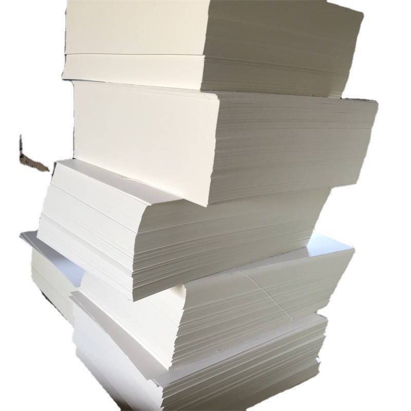 250g Double-Sided White Cardboard Clothing Lined Cardboard 25*35cm T-Shirt Packaging Paper Board Special