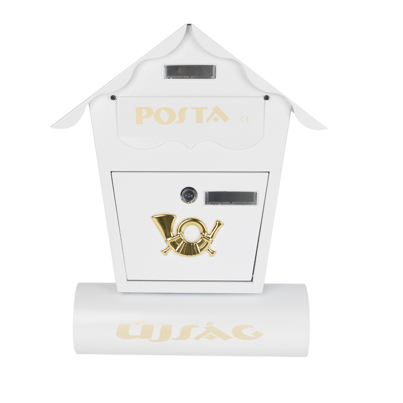 New Rainproof Wall-Mounted Plastic Newspaper Box, Wall-Mounted Opinion Box, Office Storage