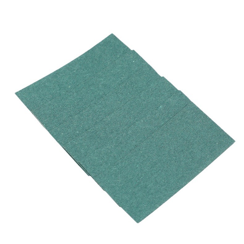 Adhesive green paper 18650 lithium battery sealed insulation paper coated green shell paper gasket oil-resistant green paper