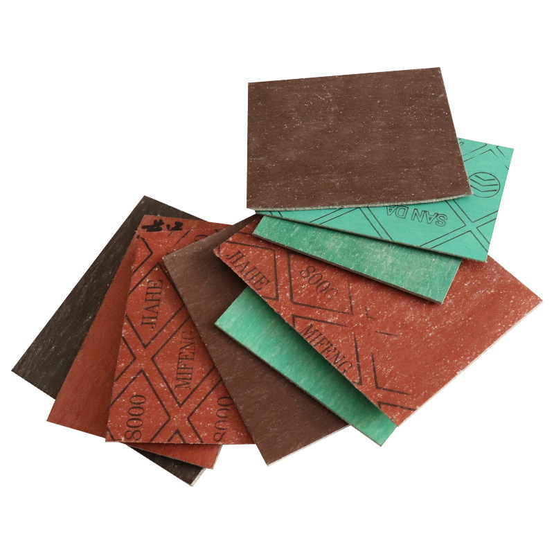 High Pressure Asbestos Rubber Sheet Paper Pad Oil Resistant Non-Asbestos Board High Temperature Resistant Asbestos-Free Pad Aramid Fiber Asbestos Board