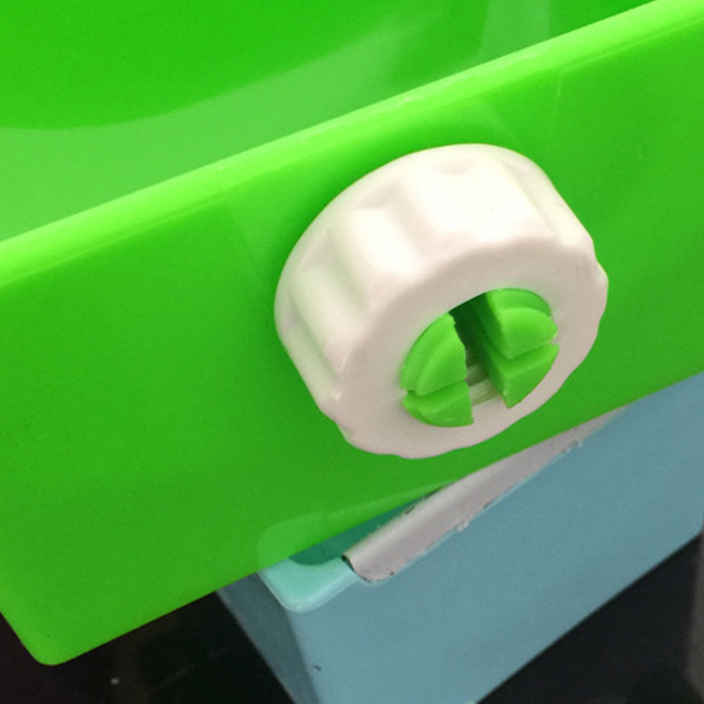 Rabbit Food Box Plastic Square Food Bowl Anti-Gnawing and Fixed Small Pet Supplies Mini Hamster Squirrel Anti-Gnawing Design