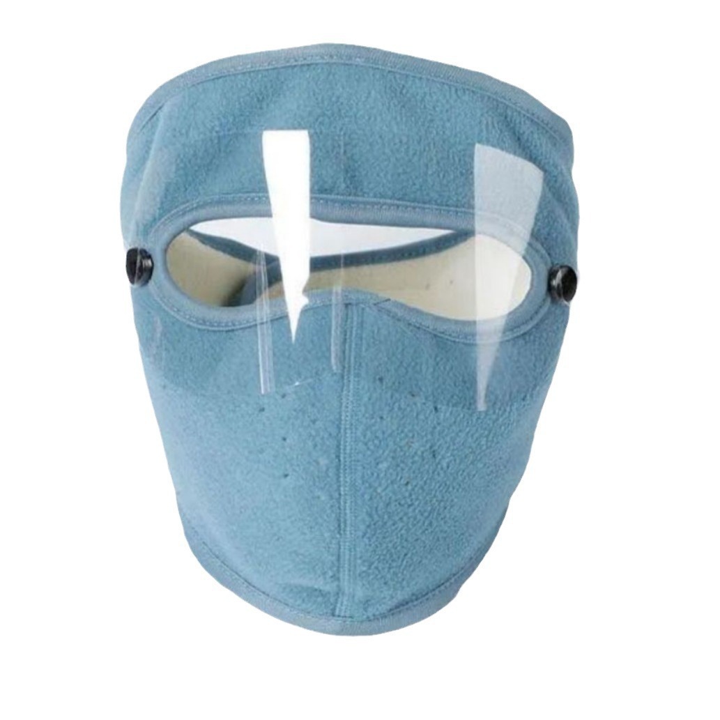 Winter Thickened Warm Fleece Outdoor Riding Mask Goggles Detachable Full Face Dust-proof Cold-proof Mask for Women