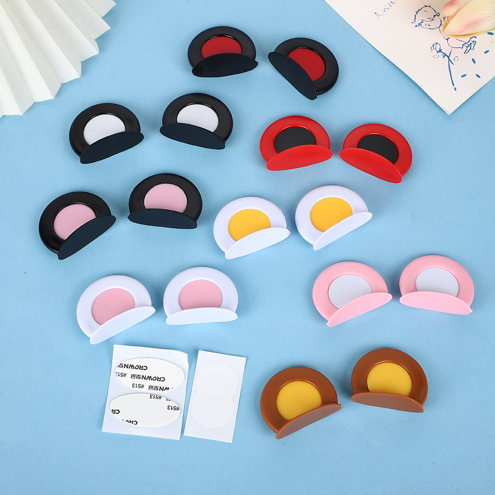 Bear ears electric car motorcycle decorative helmet locomotive lamp cap cute personality high color value small accessories wholesale