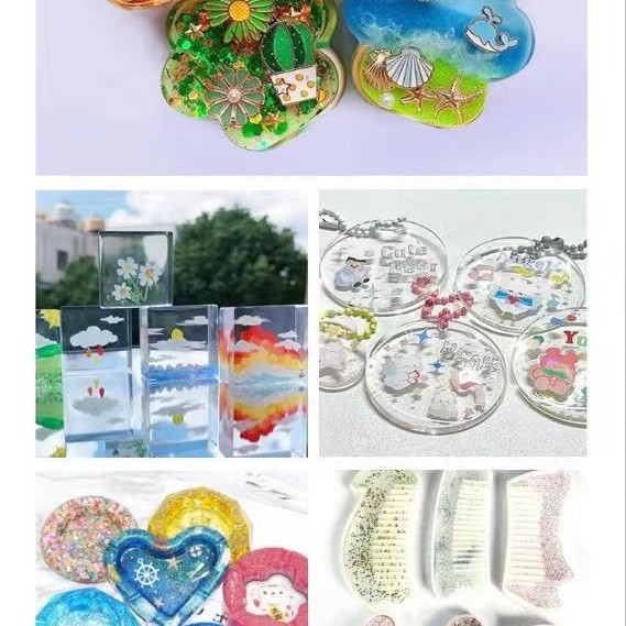 1:1 Epoxy Resin Crystal Transparent Ab Glue DIY Jewelry Yellowing Resistant Metal Bonding Quick-Drying Glue