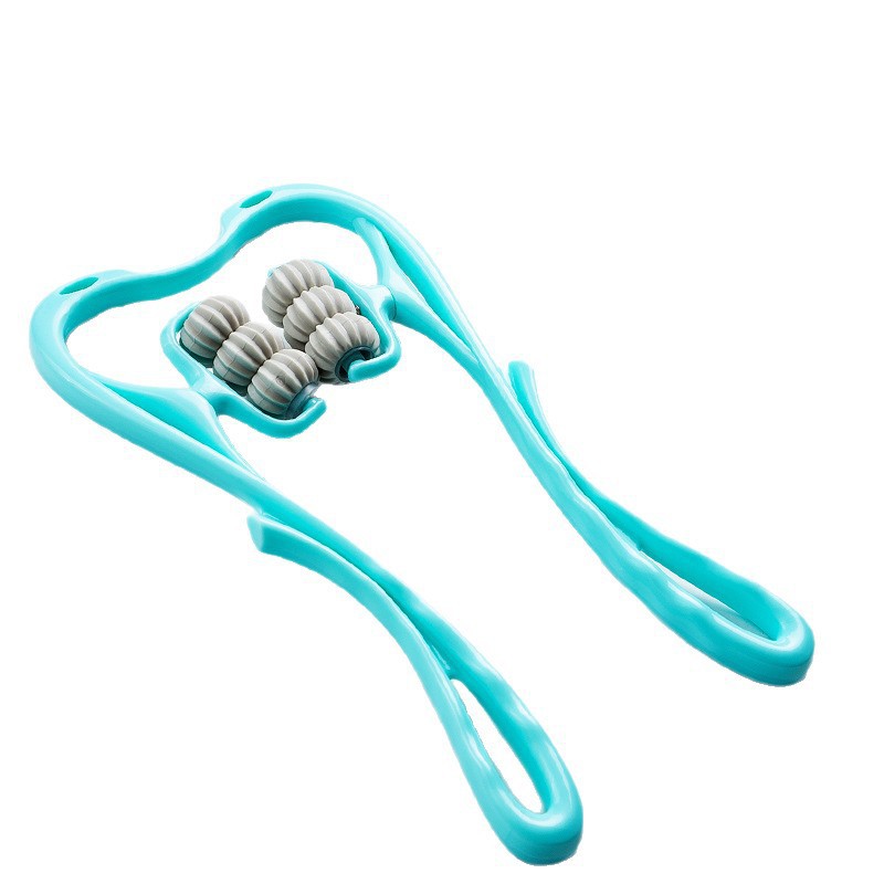 New Neck Massager Neck Shoulder and Neck Pain Reliever Neck Protector Multi-Functional Kneading Household Six-Wheel Cervical Spine