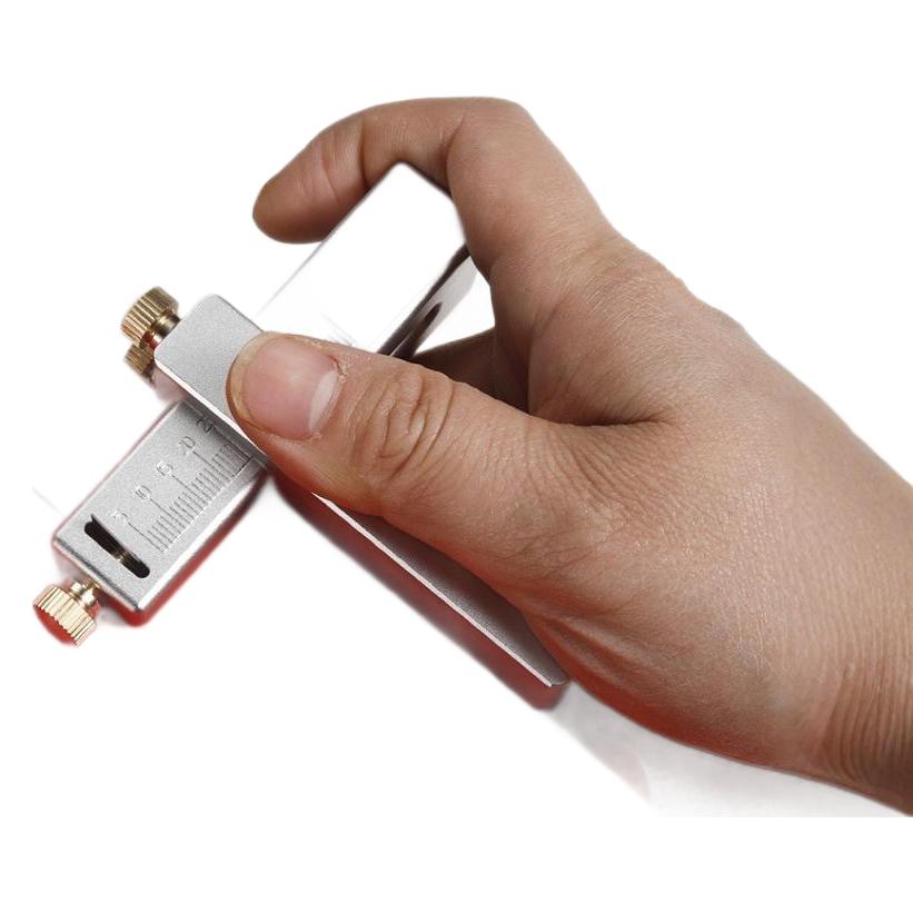 Belt strip cutter aluminum alloy sandblasting oxidation mini strip cutter hand vegetable tanning leather tool cutting strip