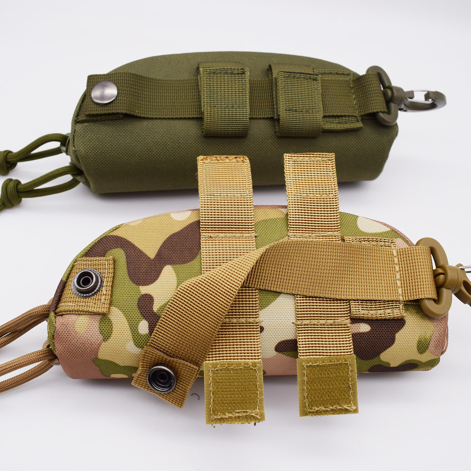 Tactical Outdoor Portable Glasses Bag Protective Box Nylon Hard Shell Glasses Case Molle System Sunglasses Bag