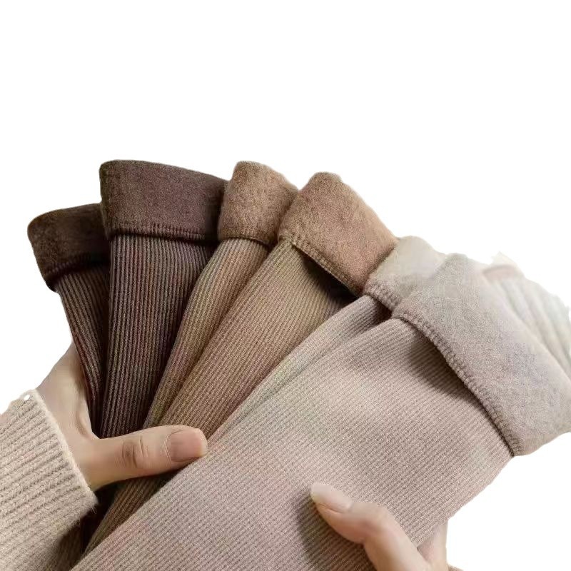 Socks Winter Thickened Home Floor Snow Socks Warm High Beauty Value fleece-lined Thick Women's Socks Zhuji