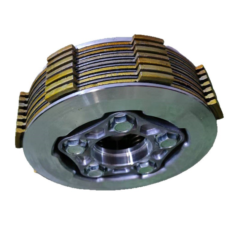Motorcycle Parts Clutch Cg200 Small Clutch Assembly Large Hole Widened Clutch Plate for Tricycle Use