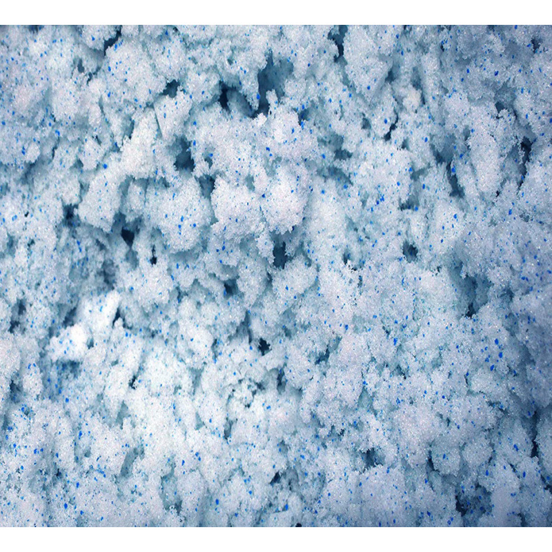 Blue Gel Particle Memory Foam Shredded Sponge
