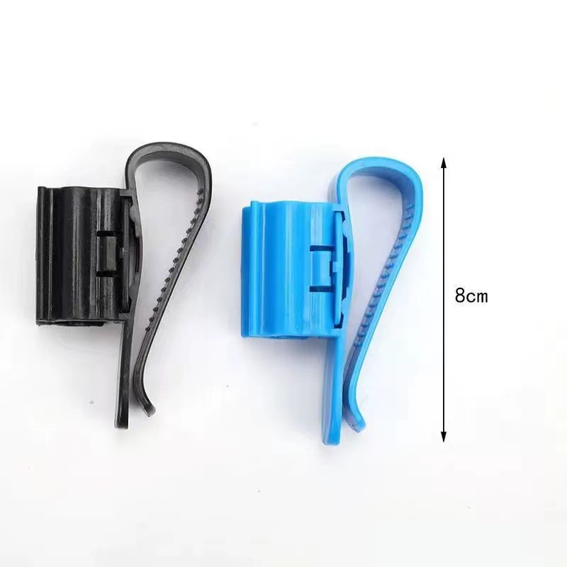 Aquarium water changer hose fixing clamp water pipe clamp fish tank bracket pumping pipe clamp black and blue two accessories