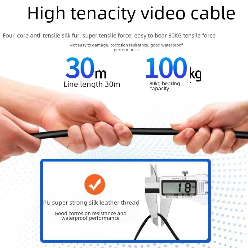 Visual underwater fish finder cross-border underwater fishing camera ultra-clear camera display screen night vision sea fishing ice fishing