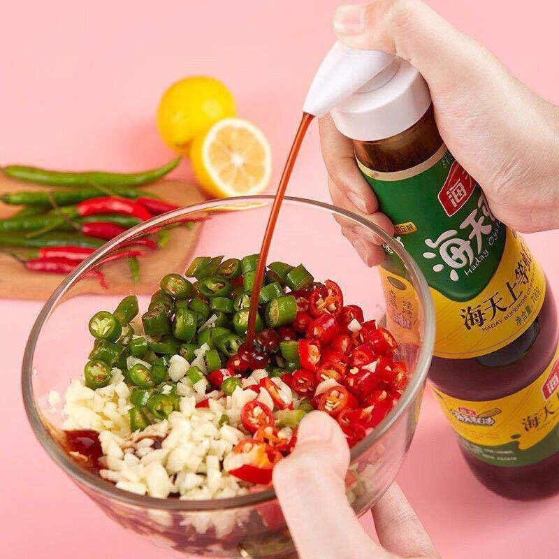 Oyster sauce bottle pressure nozzle pump head Sea Sky squeezer household oil consumption squeeze oyster sauce artifact press oil consumption bottle head pressing nozzle