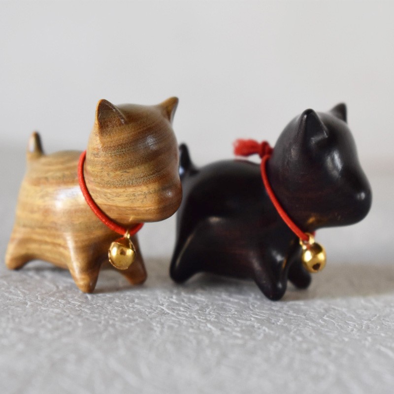 Dog Cute Dog Cute Pet diy Accessories Ornaments Crafts Gift Ebony Green Sandalwood Toys