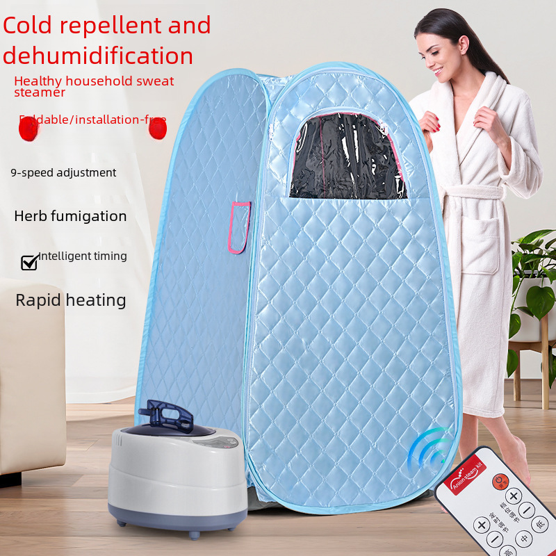 Household sweat steaming box portable foldable steam sauna box full body confinement sweating fumigation cross-border Amazon