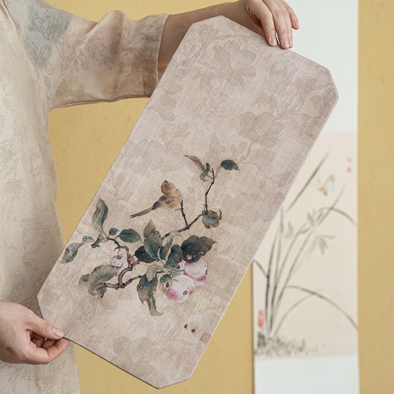 Xiangyun Yarn Dried Tea Mat Chinese Zen Double-sided Thickened Vintage Table Flag Tea Tablecloth Tea Waterproof Cloth Mat Tea Ceremony