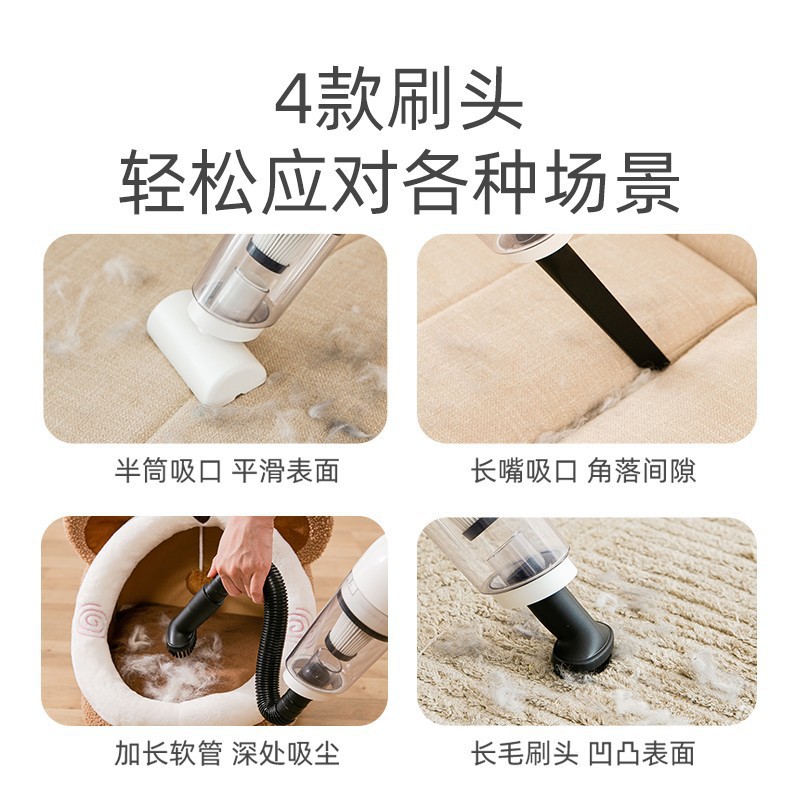 Cross-Border New Wireless Charging Vacuum Cleaner Small Handheld Strong Suction Car Home Car Dual-Purpose Vacuum Cleaner