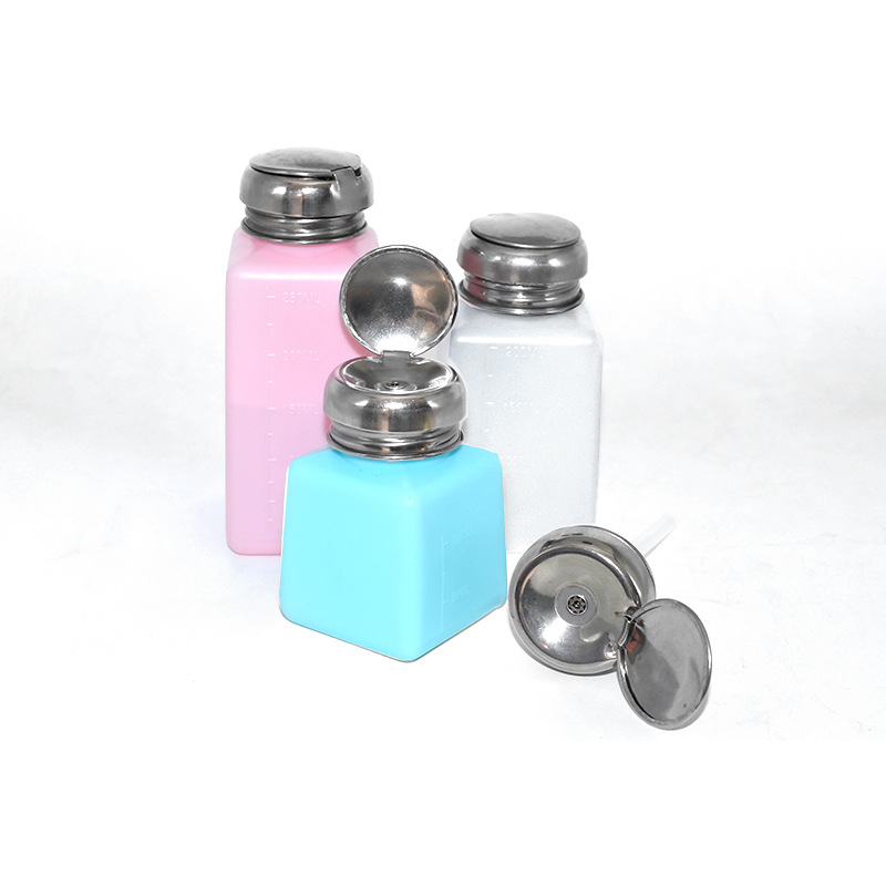 Factory Mushroom Head Anti-Spray Push-Type Aluminum Alcohol Bottle Cap Copper Plastic Bottle Solvent Bottle Anti-Splash Stainless Steel Bottle Cap
