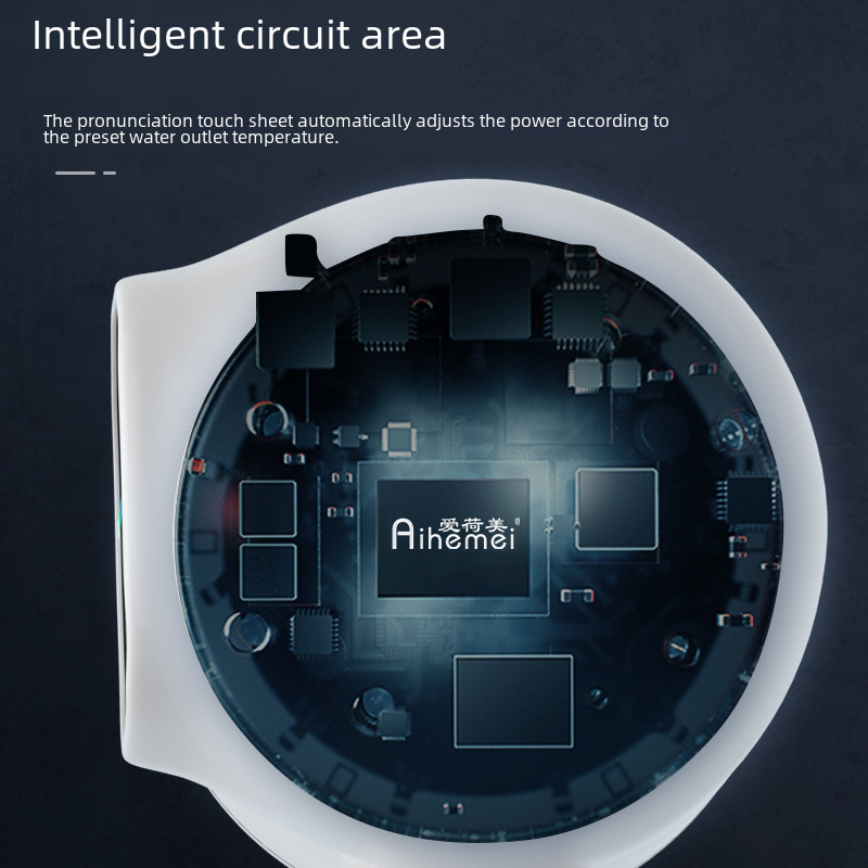 Foreign Trade Instant Electric Hot Water Faucet, No Installation Required, Household Kitchen Plug-In Type, Three-Second Rapid Electric Heating Faucet