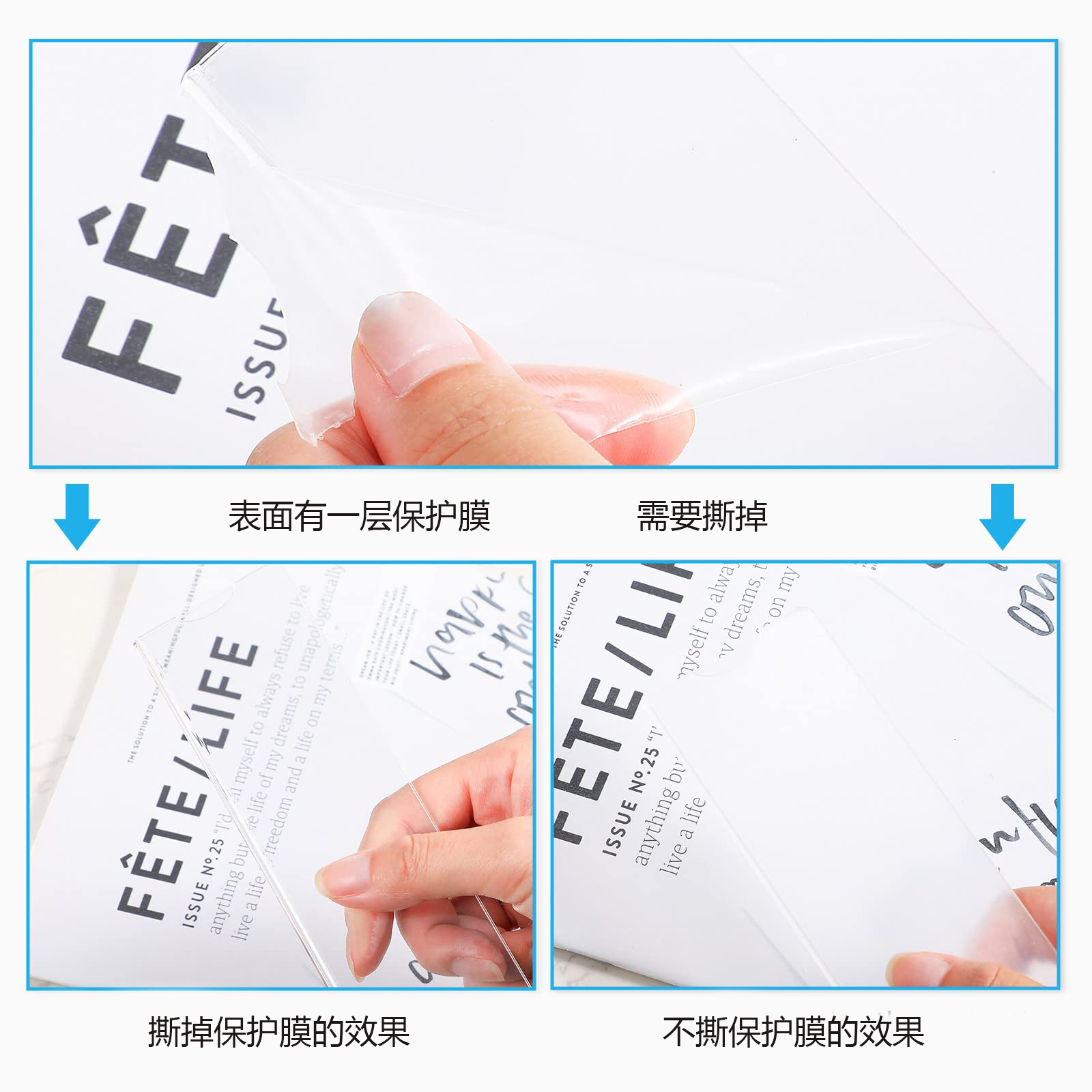 Factory Direct Sales Amazon Best-Selling Transparent Acrylic Material Sign Holder Frame with Adhesive Name Sign