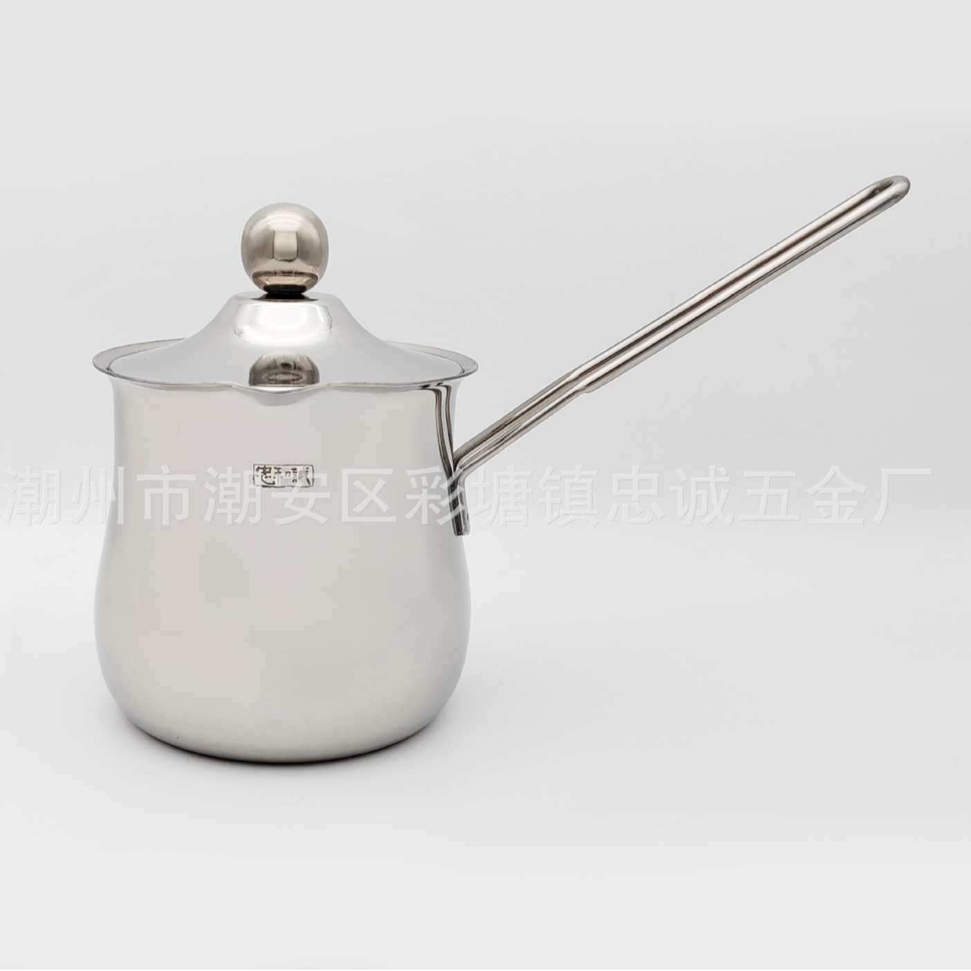 Оптовая толстостенная кофейная кружка с длинной ручкой из нержавеющей стали, цветочная молочная кружка, турецкий кофейник, кофейные инструменты