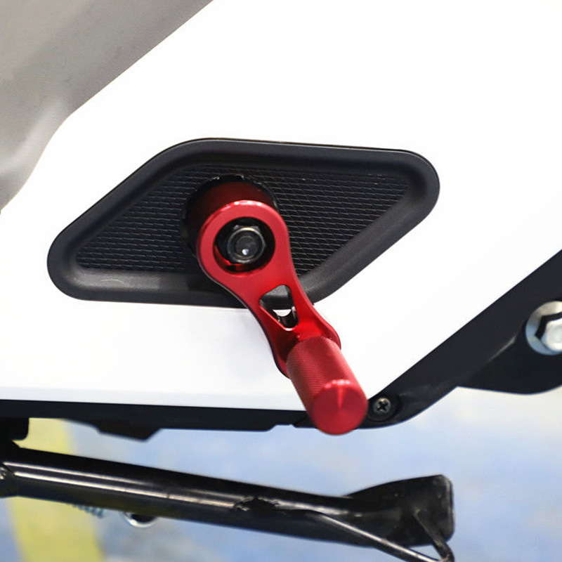 Electric Vehicle Side Frame Pedal No. 9 Rear Pole Core Central Folding Pedal Rear Footrest Modification Accessories Motorcycle Pedal