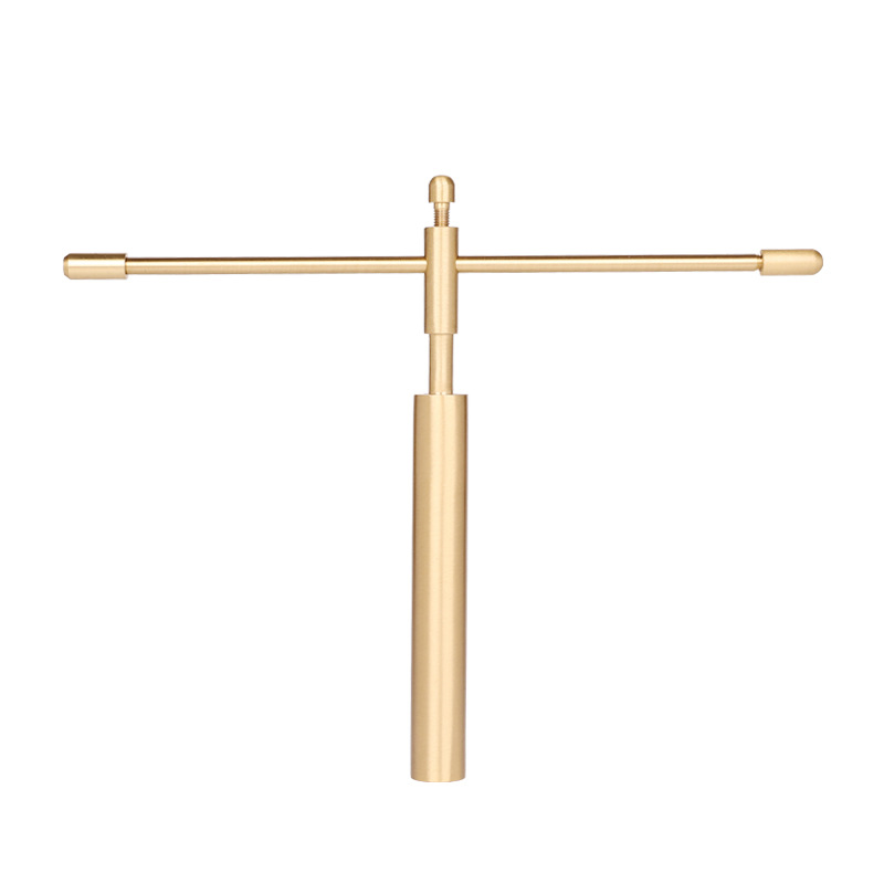 Wen Wang Feng Shui Copper Ruler Non-slip Dragon Seeking Ruler Yang Gong Dragon Seeking Ruler Feng Shui Geomancy Tool Detector A- type Dragon Seeking Ruler