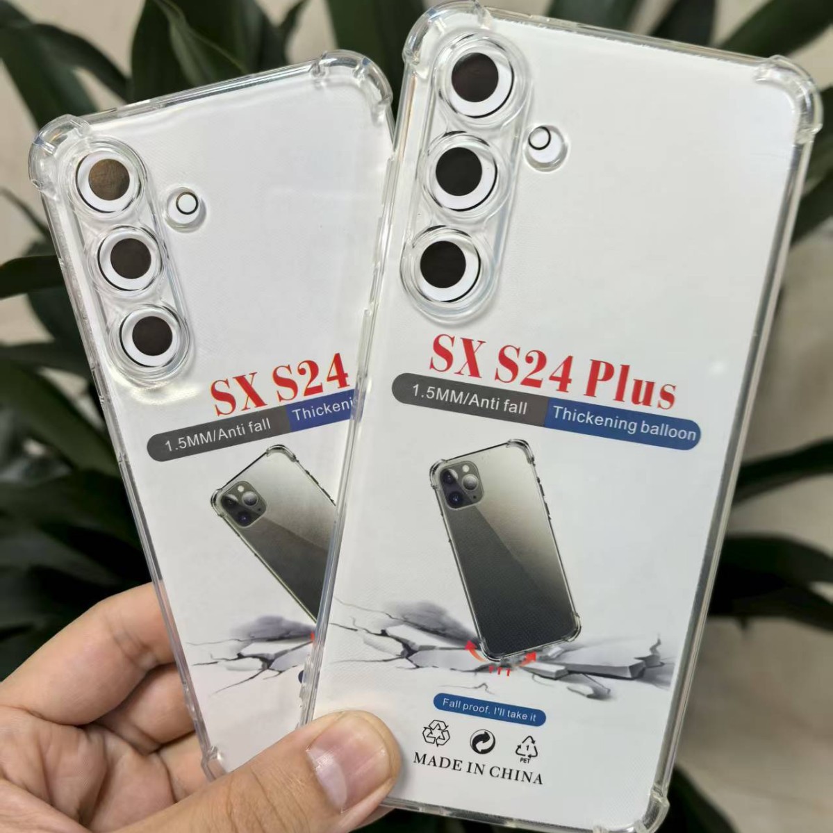 S24 Samsung S26 Four-Corner Anti-Drop Transparent Tpu Airbag Phone Case Suitable for S26Pro/S24Ultra