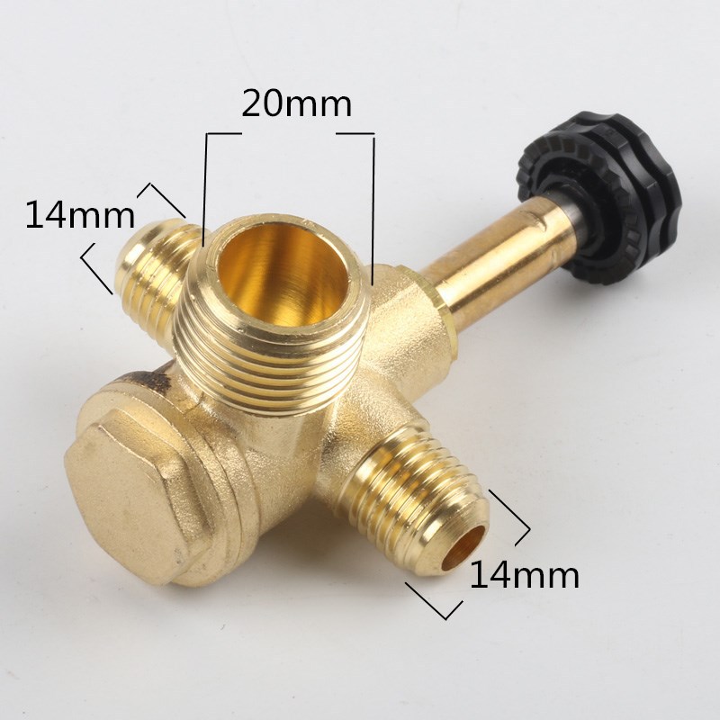 Silent oil-free air compressor accessories one-way valve check valve spool 220V solenoid valve power off bleed exhaust valve
