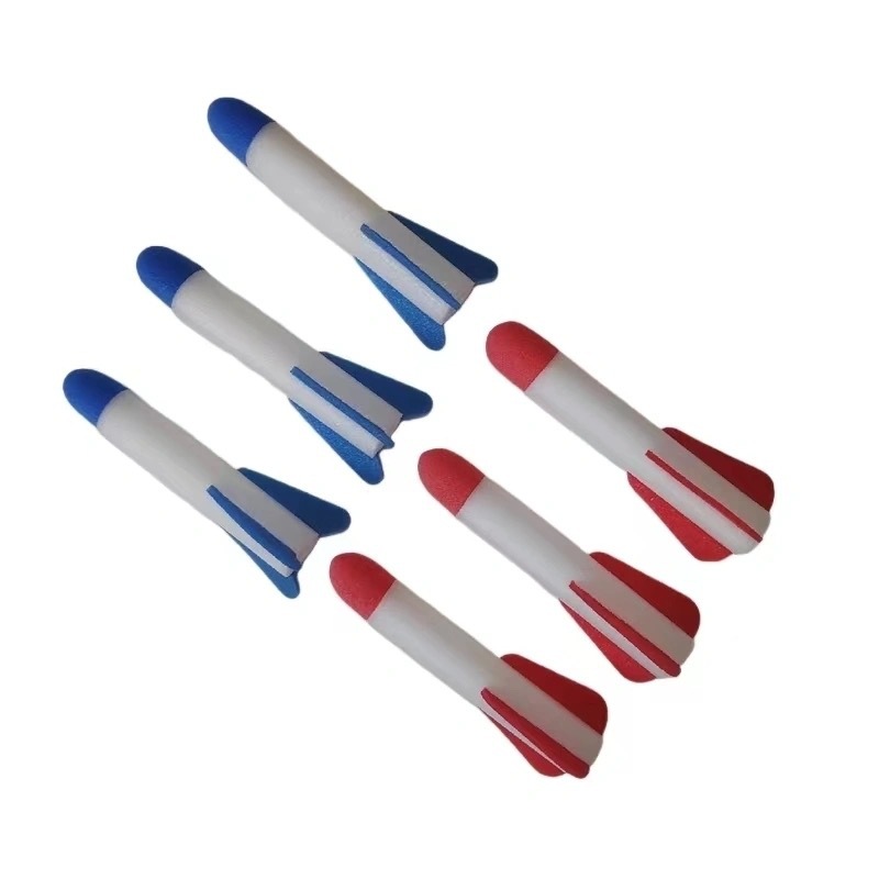 Soaring Rocket Launcher Bullet Soaring Cannon Kidsren's Foot-Operated Air Bag Eva Rocket Outdoor Sports Toy Foot-Operated Launch