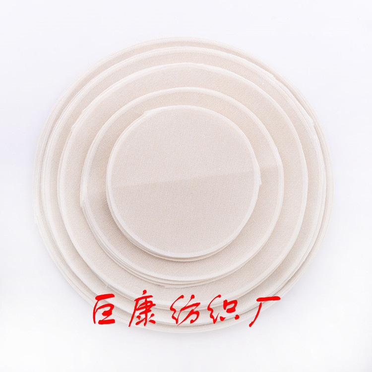 Round Cotton Non-Stick Steamer Cloth Edge Cotton Yarn Pulp Steamer Cloth Can Be Customized for Household Steamed Buns and Steamed Buns Cloth