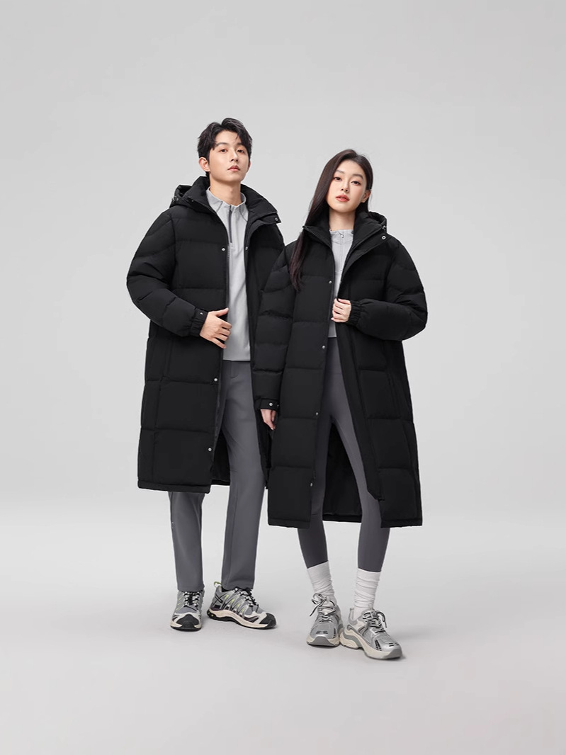 Down Jacket Winter High-End Extended Version Over-The-Knee Style Same as in Chinese Dramas for Men and Women Outdoor Water-Repellent down Jacket