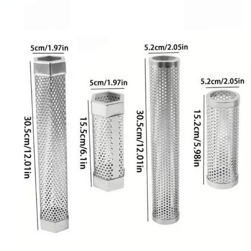 The Factory Produces 304 Stainless Steel Smoking Pipes That Are Suitable for Any Grill or Smoker, Both Hot and Cold