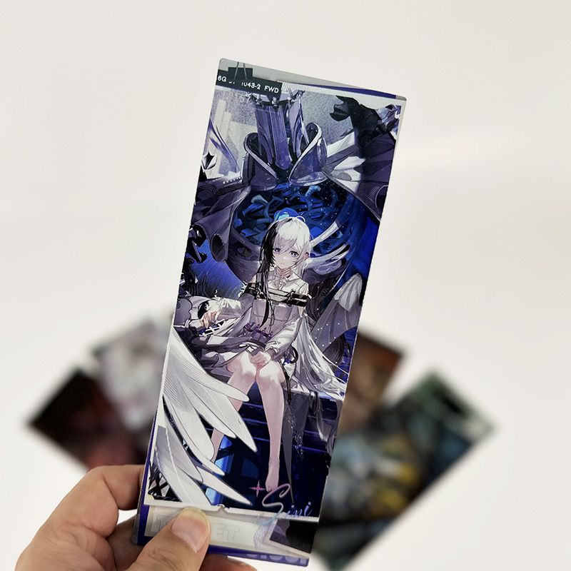 Laser Ticket Anime Game Card Custom Silver Card Reverse Uv Flash Card Printing Star Group Support Commemorative Ticket Stub