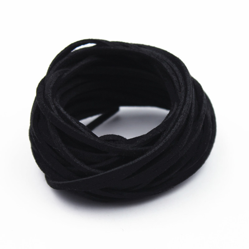 (10m) 3mm Korean Velvet Leather Rope Double-Sided Velvet DIY Hand-Woven Bracelet Dream Catcher Rope