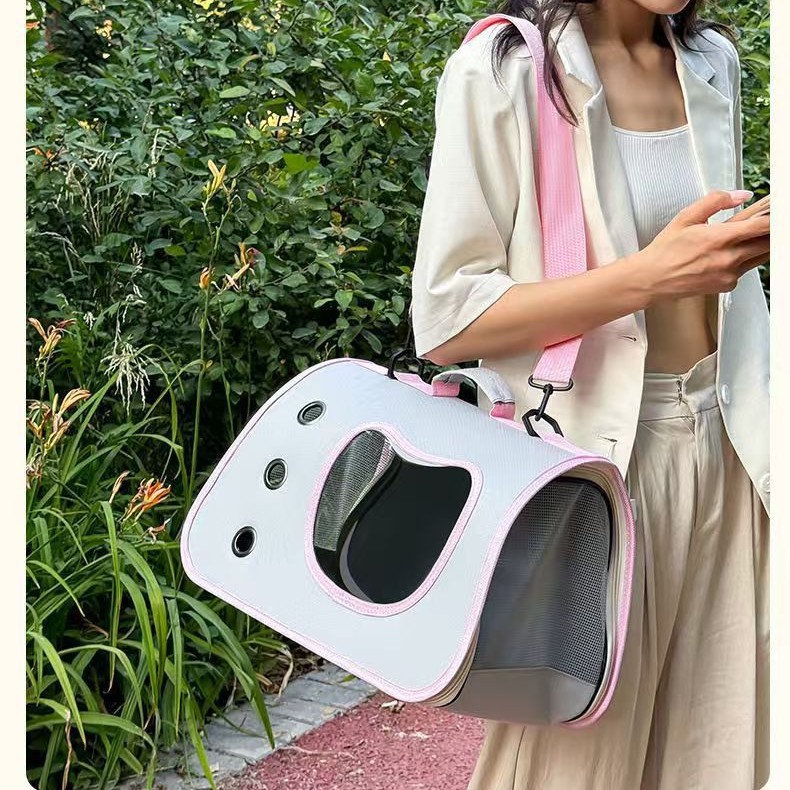 Factory Direct Supply Cat Carrier Pet Bag Portable Handheld Shoulder Bag All-Season Foldable Pet Supplies