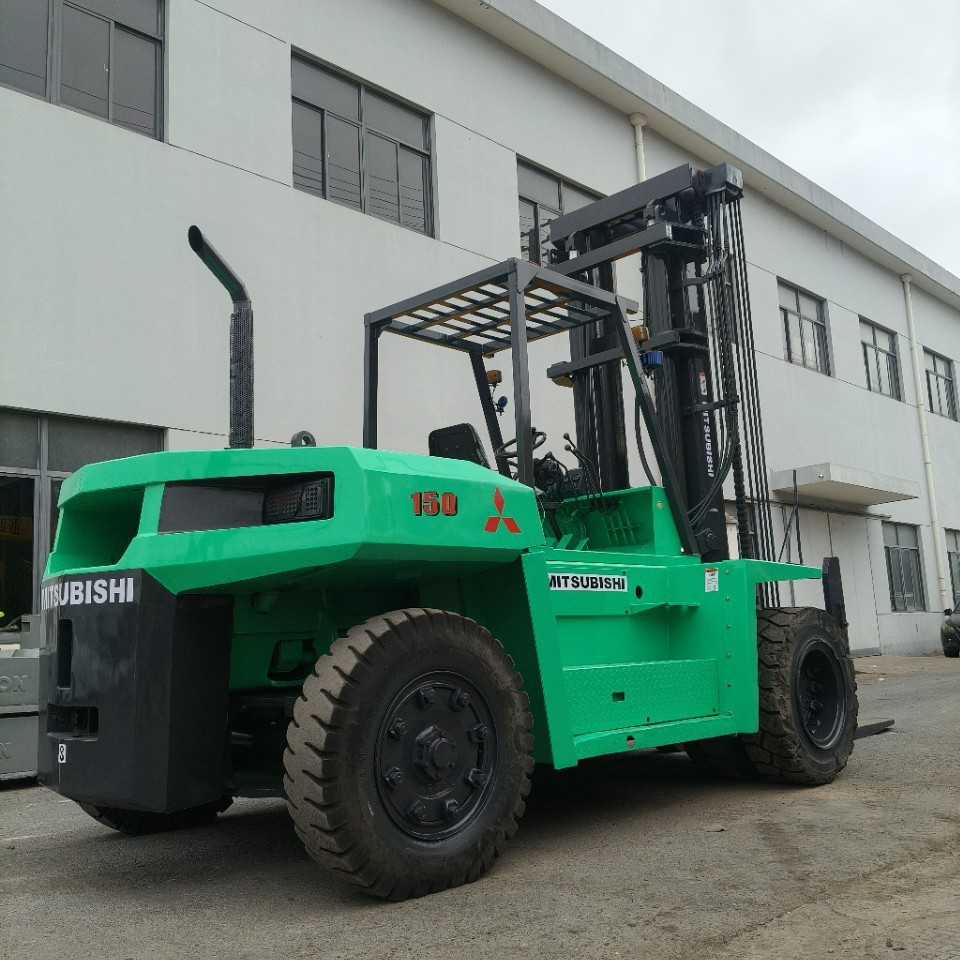 Used Forklift Mitsubishi Forklift 10 Tons 15 Tons Internal Combustion Forklift Diesel Forklift Large Forklift Export Spot