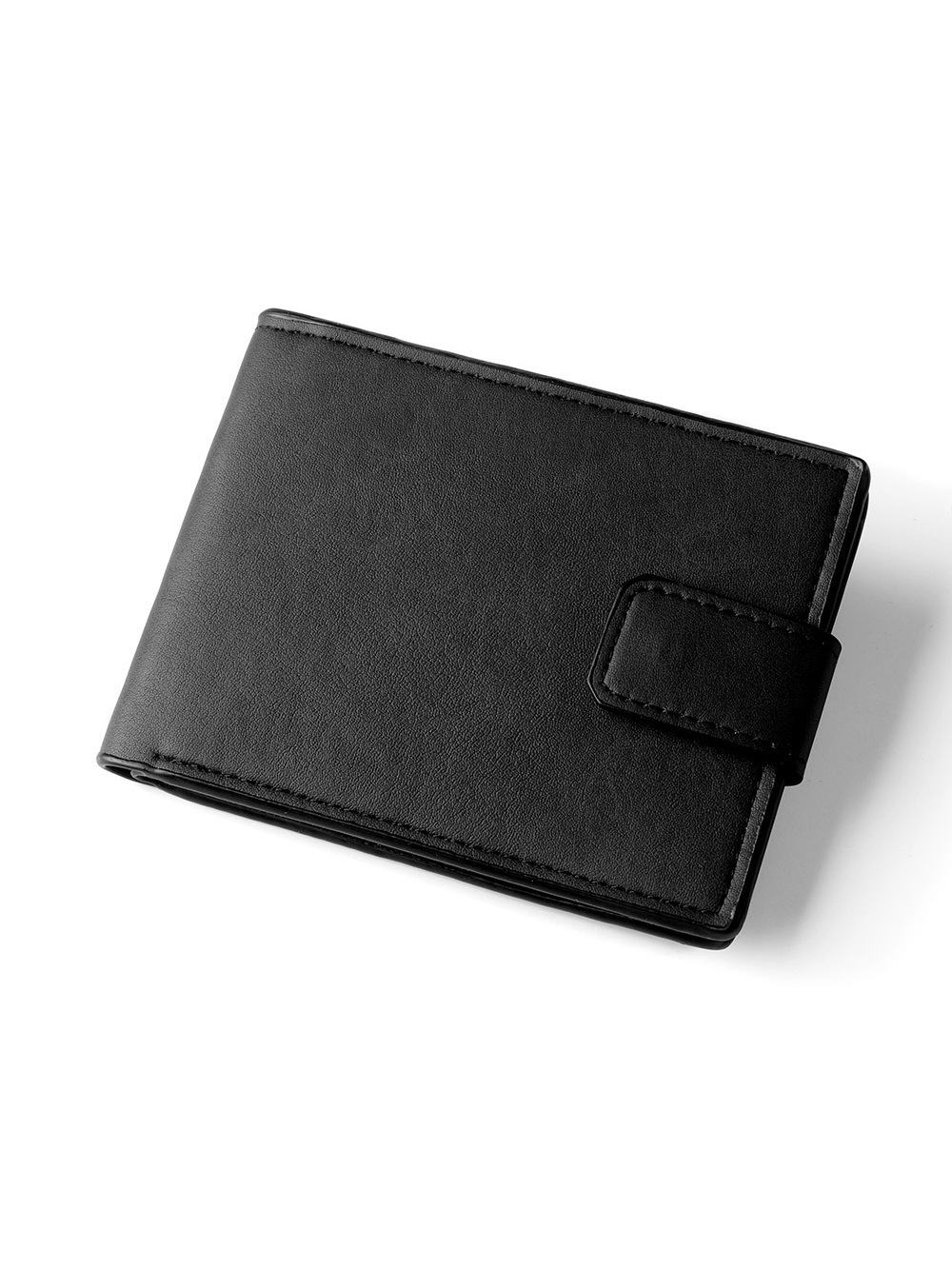 Wallet Men's High-End Coin Purse Short Men's Card Holder College Student Buckle Wallet Retro Small Wallet Men