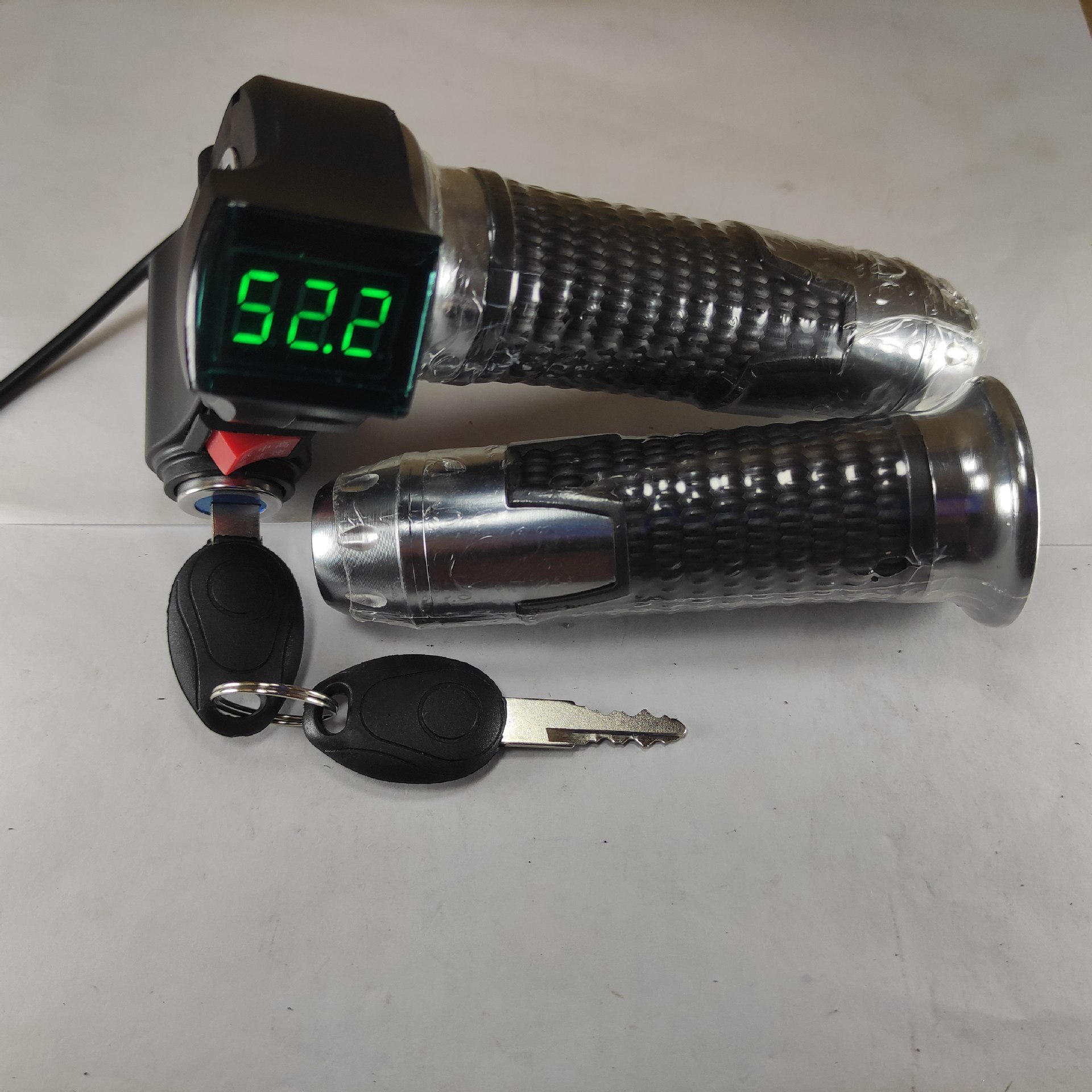 Green screen rice grain Lock + three-speed electric car turn handle electric car accessories speed control handle throttle handle