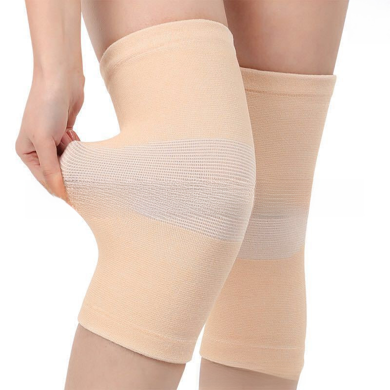 Four-sided Elastic Warm Knee Pad Thickened Knee Joint Old Cold Legs for Men and Women Spring Elastic Thin Breathable Four Seasons