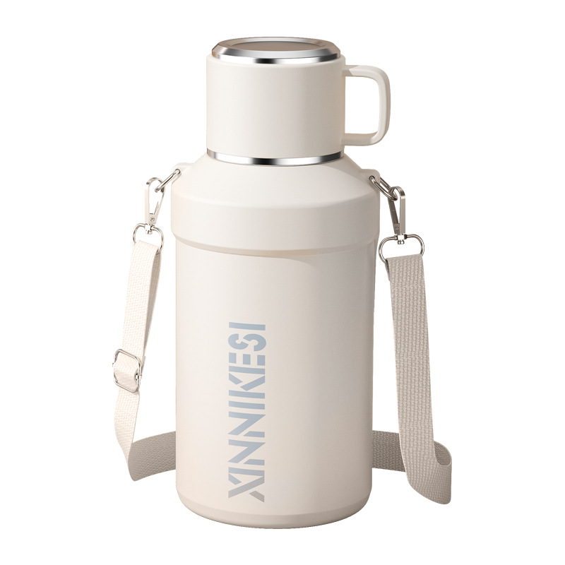 Yongkang thermos cup new multi-purpose pot 304 stainless steel large capacity high color value high insulation outdoor portable kettle