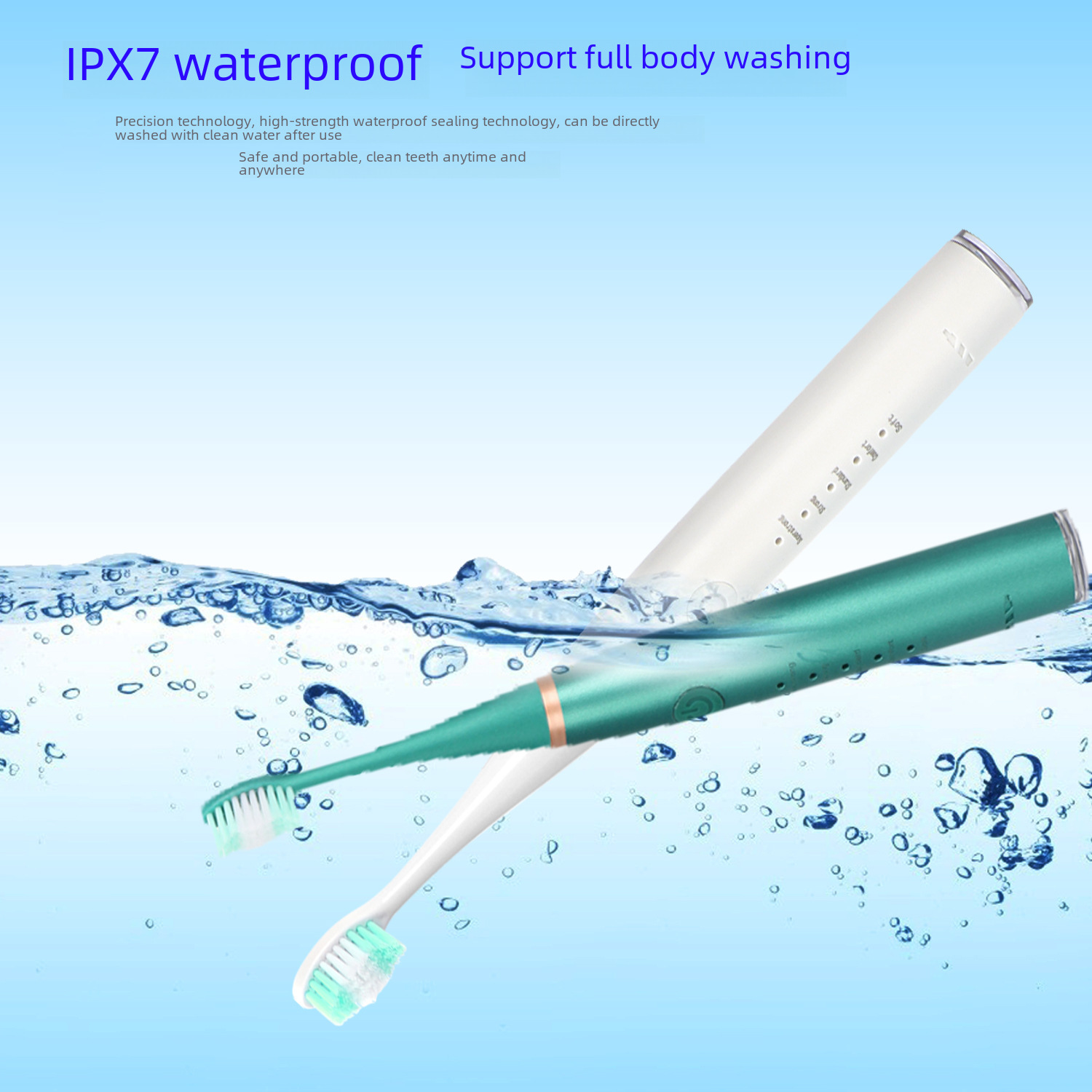 Factory Direct Sales Ultrasonic Tooth Cleaner Electric Toothbrush Dental Calculus Remover Tartar Remover Tooth Cleaner Tooth Flushing Artifact