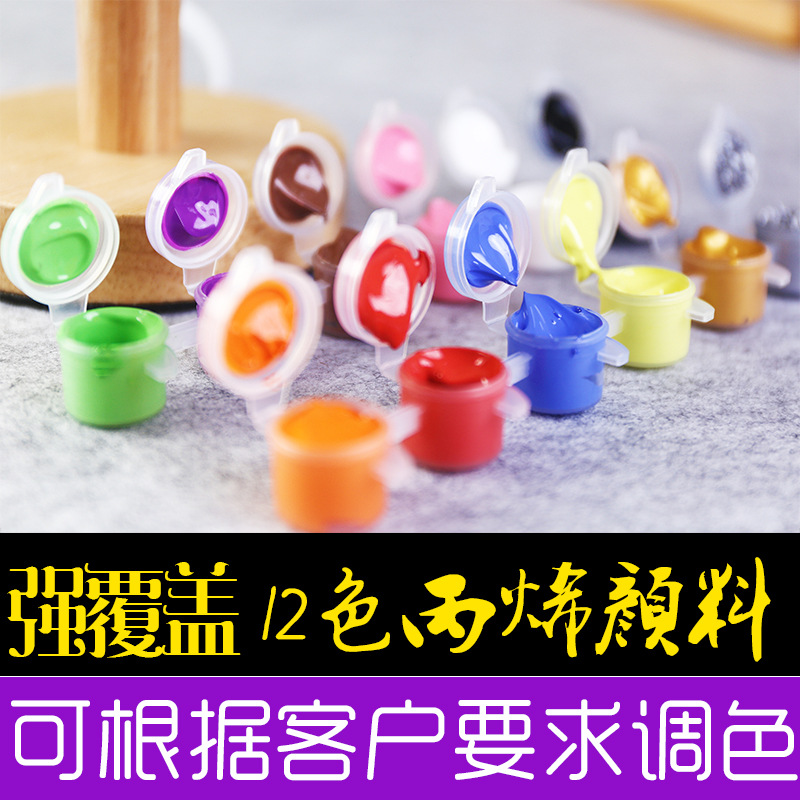 Индивидуальная цифровая масляная живопись по образцу, акриловая живопись, библиотека красок