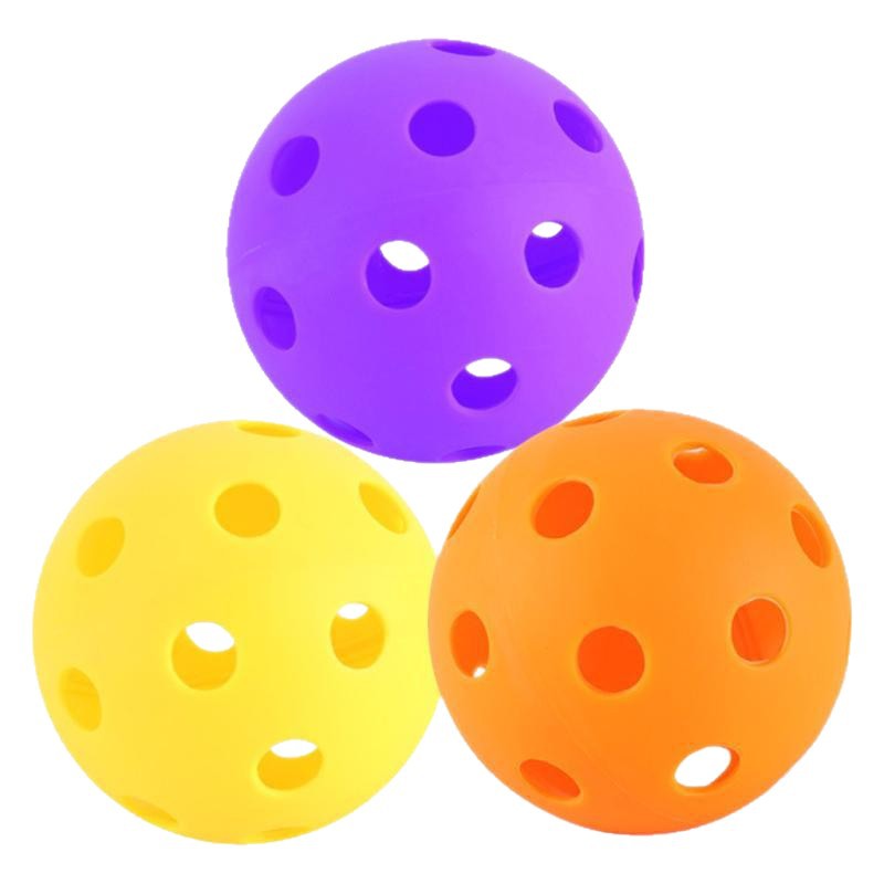 Outdoor Pickleball 40-Hole 74mm Rotational Molded Pickleball Injection Molded Paddles Factory Wholesale Outdoor Sports